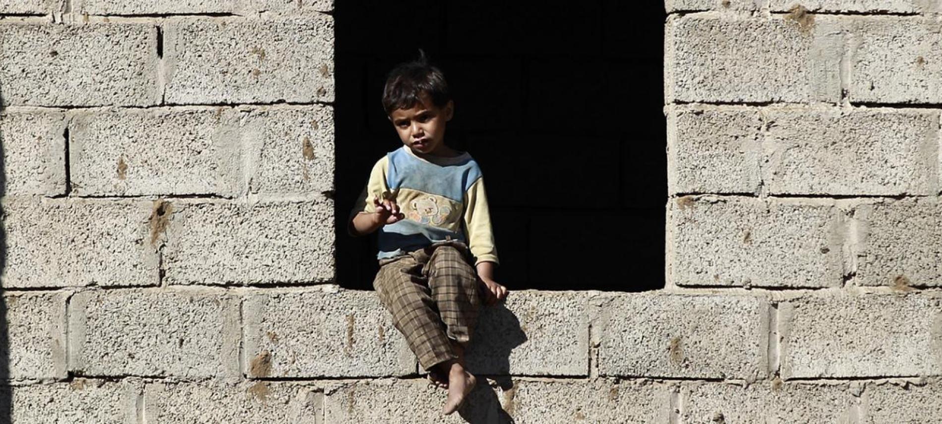 Kleiner Junge im Jemen 