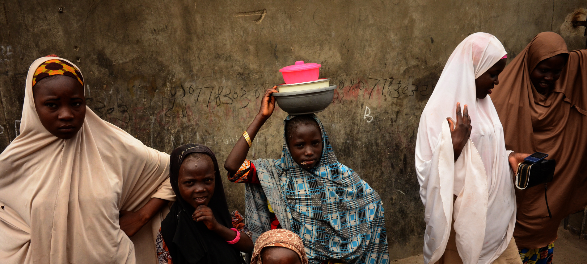 Mädchen in Nigeria 