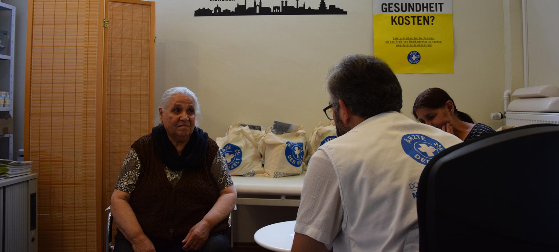 Auch in Deutschland sind Menschen von einer regulären Gesundheitsversorgung ausgeschlossen. Foto: Ärzte der Welt Nicht alle Menschen in Deutschland haben Zugagn zu Gesundheitsversorgung. Foto: Ärzte der Welt