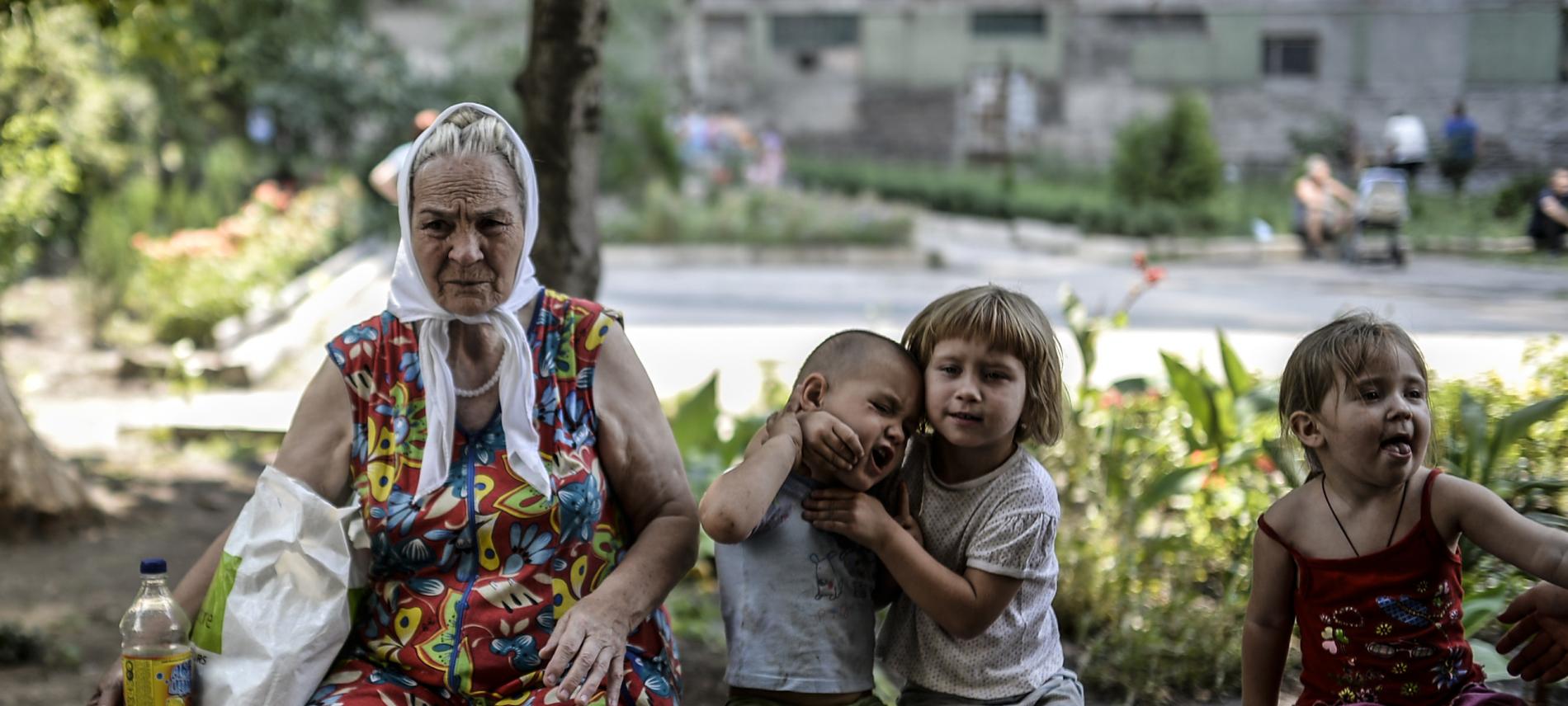 Hilfsbedürftige in der Ukraine. Foto: Ärzte der Welt  Hilfsbedürftige in der Ukraine. Foto: Ärzte der Welt