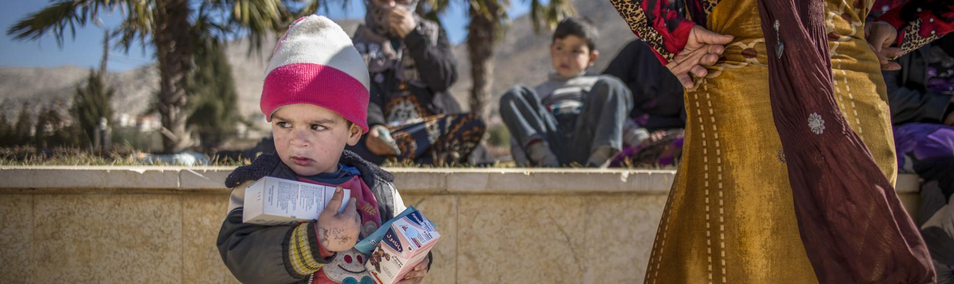 Mit mobilen Kliniken erreicht Ärzte der Welt auch die Bekaa-Ebene. Foto: Olivier Papegnies