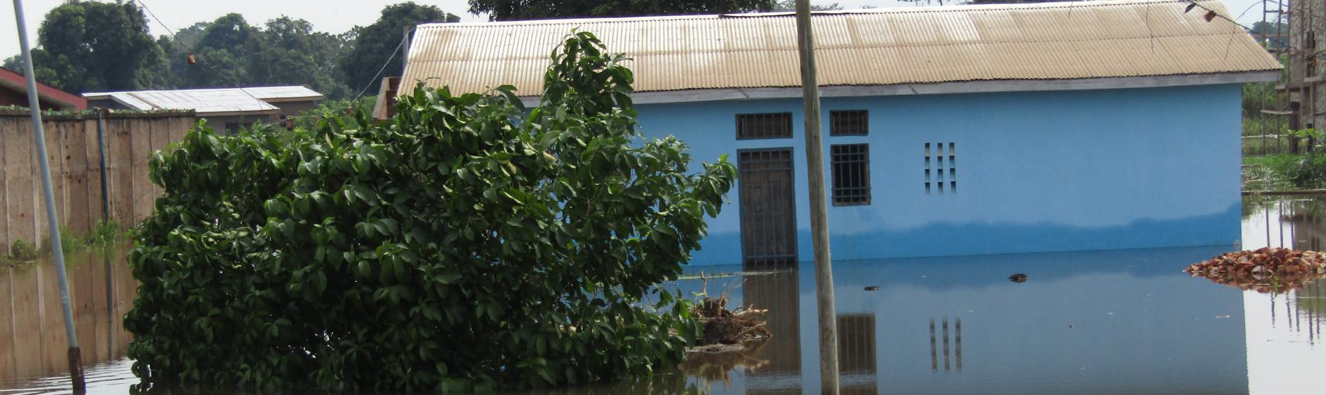 Überflutung in der Zentralafrikanischen Republik