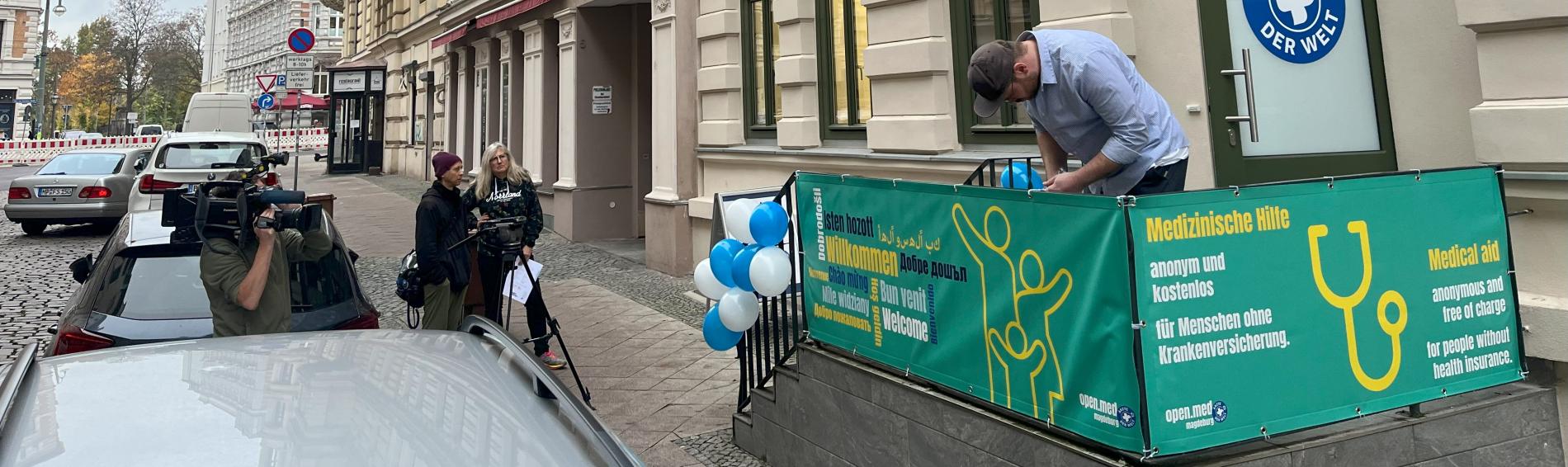 Auch Medienvertretende kamen zur Eröffnung. 