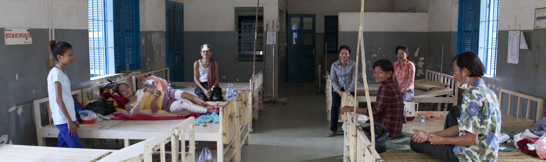 Gesundheitszentrum in Phon Penh. Foto: Fabian Fierchter