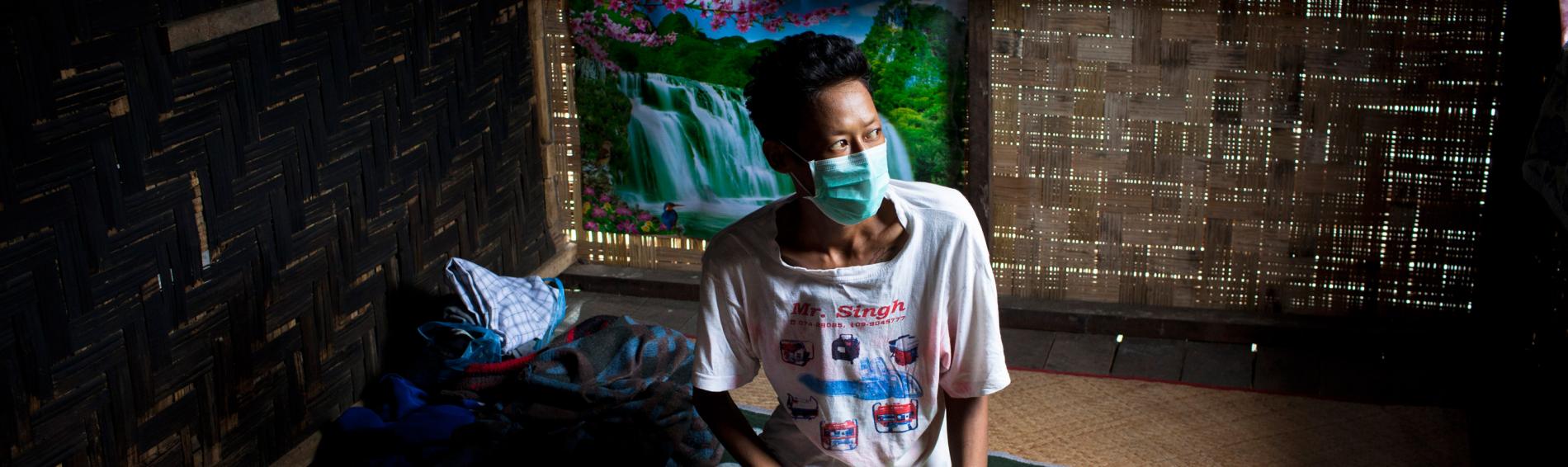 Ein Tuberkulose-Patient. Foto: William Daniels