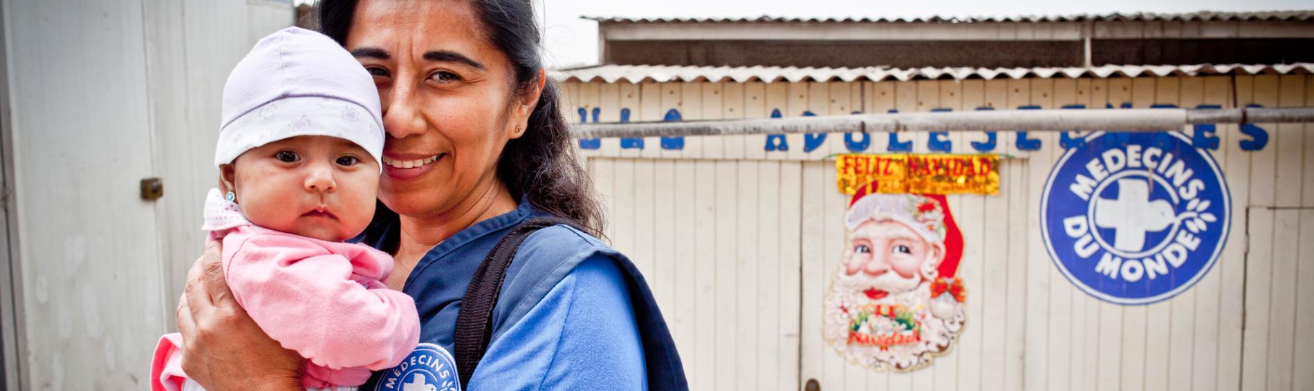 Peru, Ärzte der Welt leistet medizinische Hilfe für schwangere Frauen. Foto: Nicolas Moulard