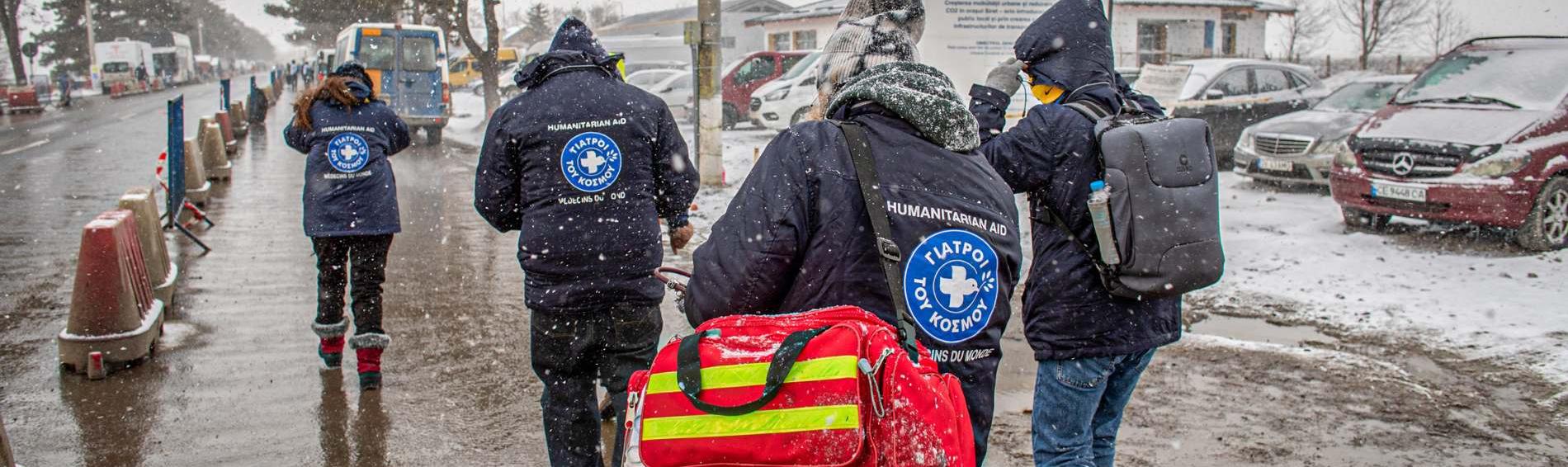 Ärzte der Welt leistet medizinische Nothilfe in der Ukraine. Bild: Yiannis Yiannakopoulos