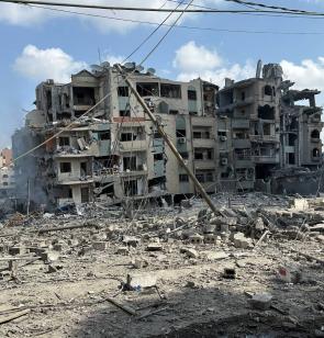 Das Ausmaß der Zerstörung in Gaza ist nur schwer zu begreifen. Foto: Ärzte der Welt