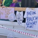 Am feministischen Kampftag wurde für sichere Abtreibungen demonstriert. Foto: Ärzte der Welt