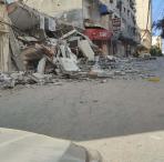 Zerstörte Gebäude im Gazastreifen. Foto: Ärzte der Welt