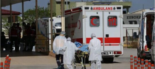 Einige Patienten konnten in die Türkei in das Reyhanli State Hospital gebracht werden.