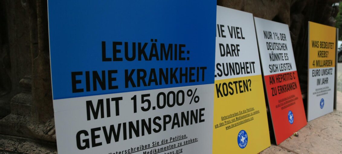 "Leukämie: Eine Krankheit mit 15.000% Gewinnspanne" "Leukämie: Eine Krankheit mit 15.000% Gewinnspanne"