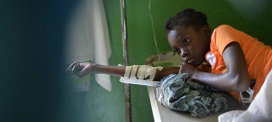 Cholera breitet sich wieder in Haiti aus. Foto: Benoît Guenot