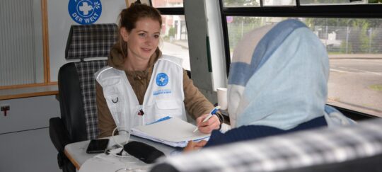 Beratung für Geflüchtete im Ankerzentrum Waldkraiburg