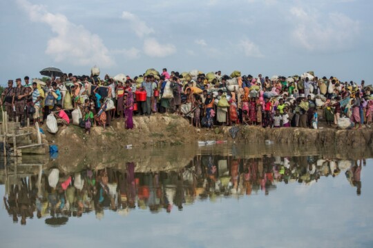 Rohingya in einem Flüchtlingscamp in Bangladesch. © Ärzte der Welt