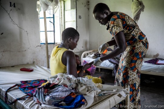 Südsudan: Ärzte der Welt leistet medizinische Basisversorgung im Südsudan. ©Bruno Abarca