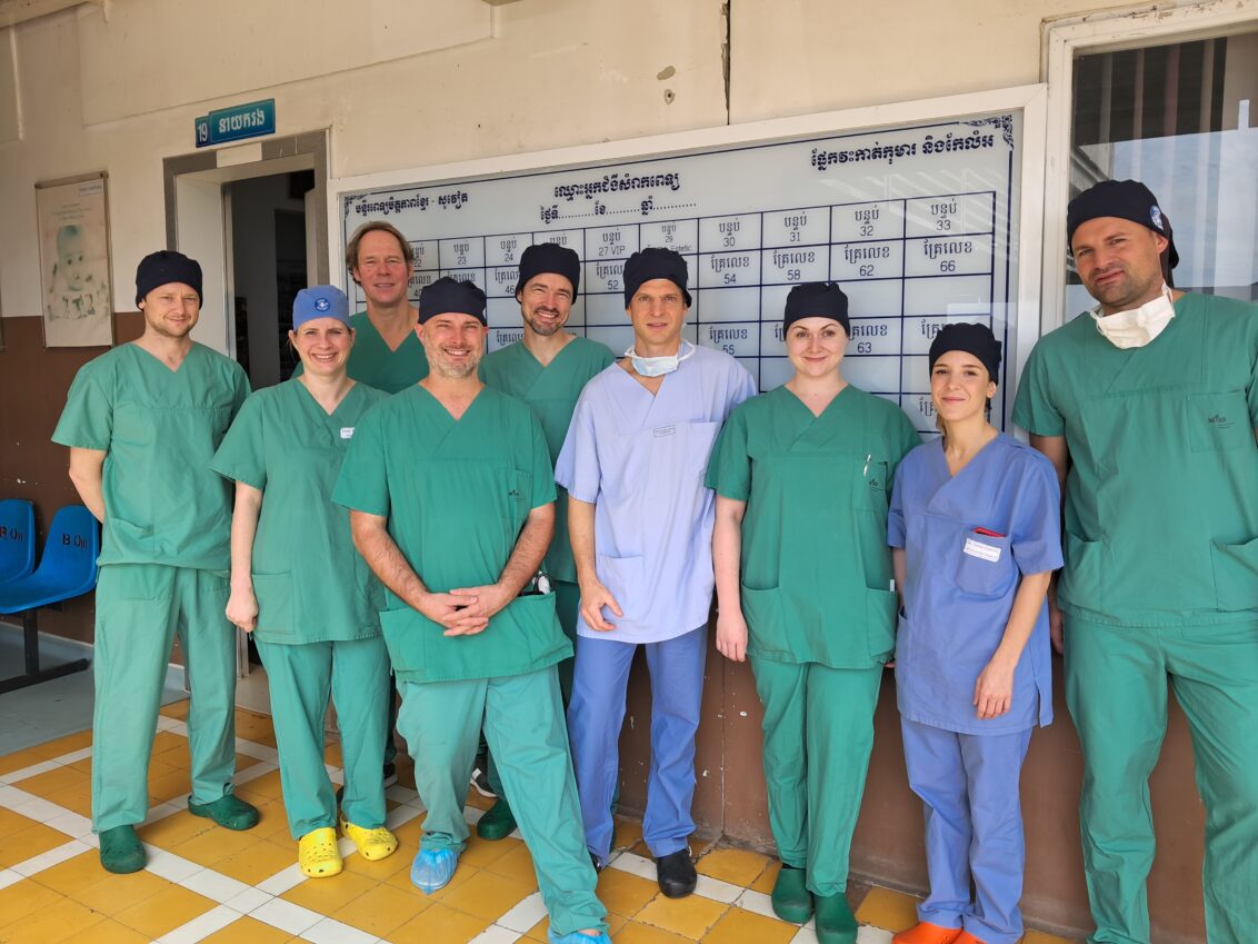 Das Ärzt*innen Team blickt auf zahlreiche erfolgreiche Operationen zurück. © Ärzte der Welt
