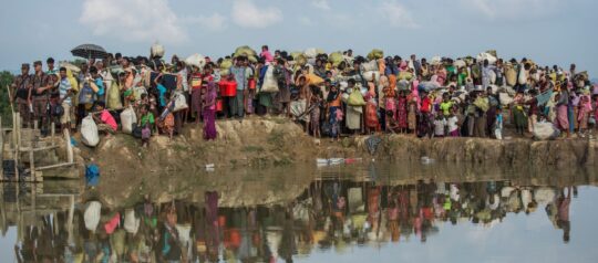 Rohingya in einem Flüchtlingscamp in Bangladesch. © Ärzte der Welt
