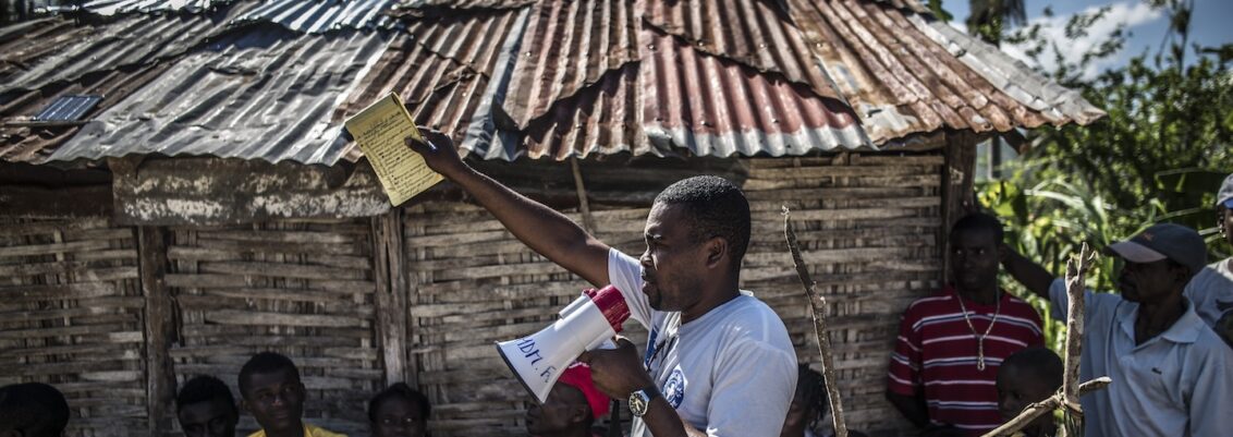Haiti: Zwischen Jeremie und dem Dorf Desirmeaux. Plan gegen die Cholera. für Medecins Du Monde, 7. Dezember 2016.