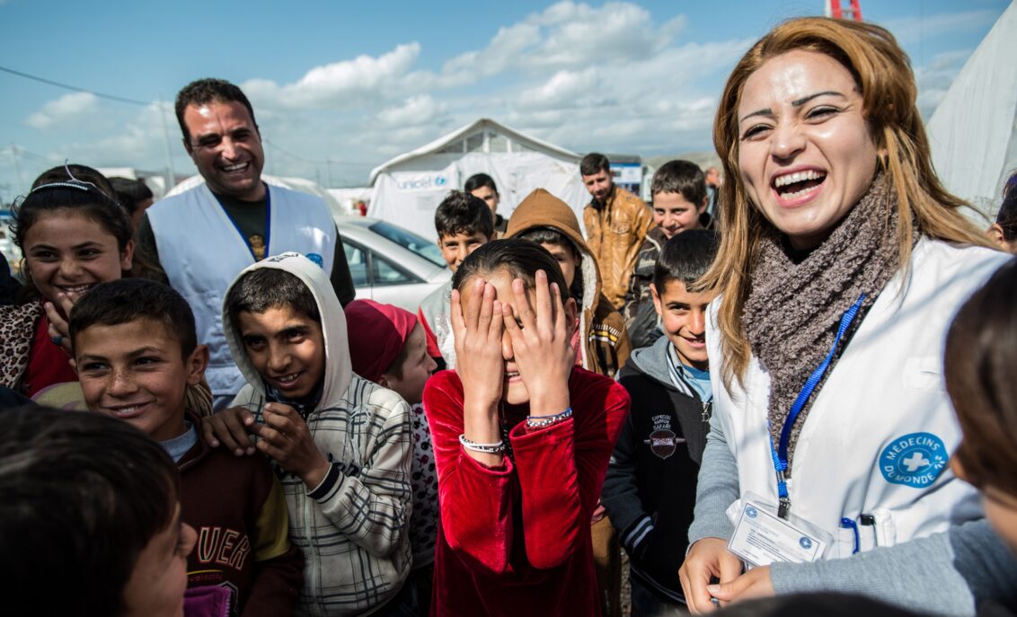 © Guillaume-Pinon Camp Chamisku, Tag 1, Zakho, Psychologe, Hairan Khalifa, Sängerin, Fadia