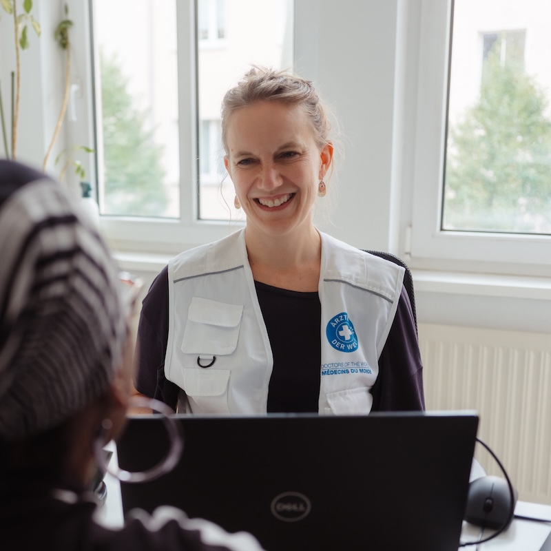 Susanne Eikenberg, Projektleiterin open.med Berlin-Lichtenberg.