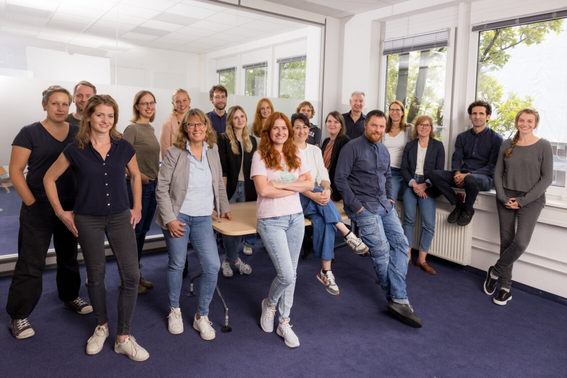 Unser Team in der Geschäftsstelle in München.