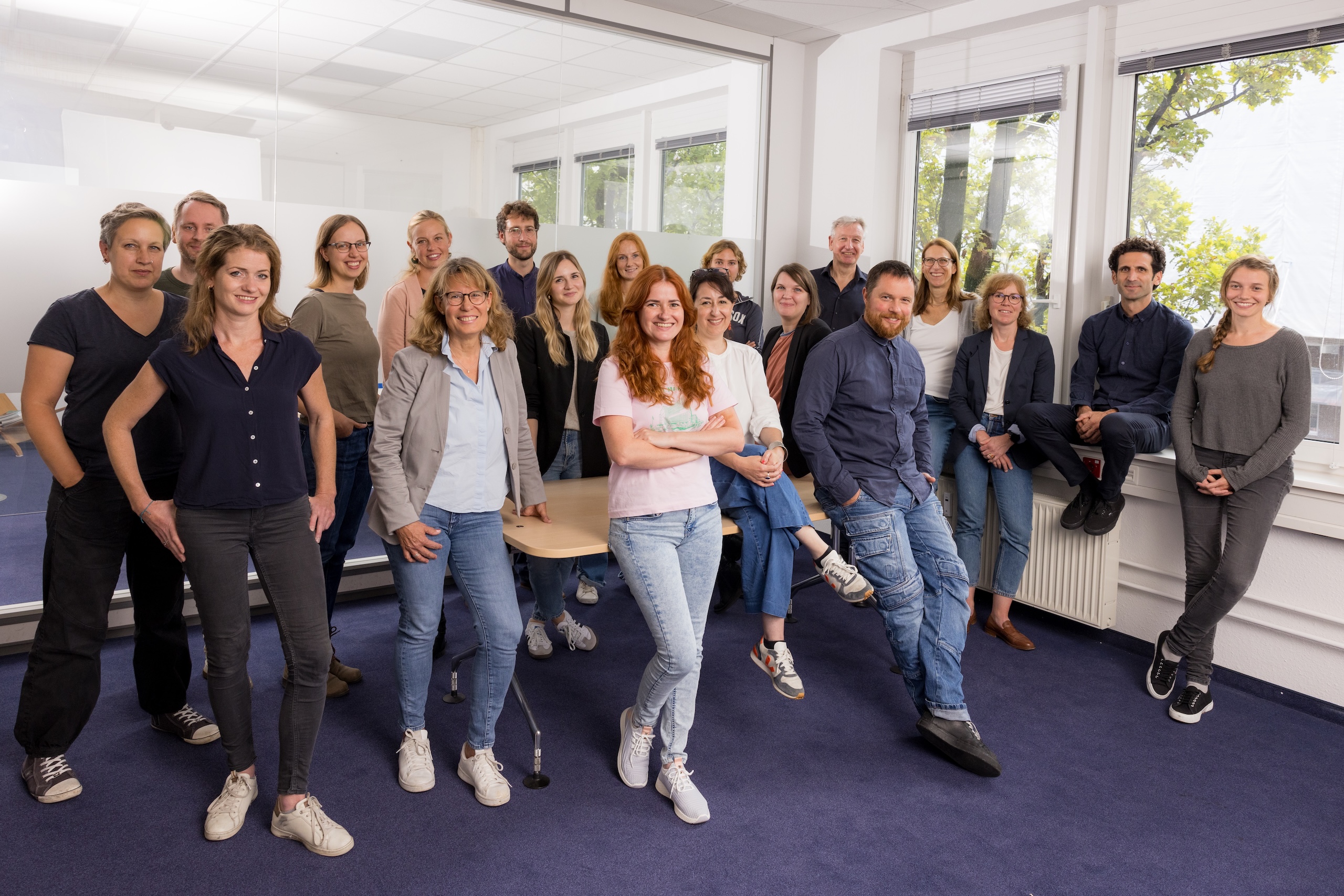 Unser Team in der Geschäftsstelle in München.