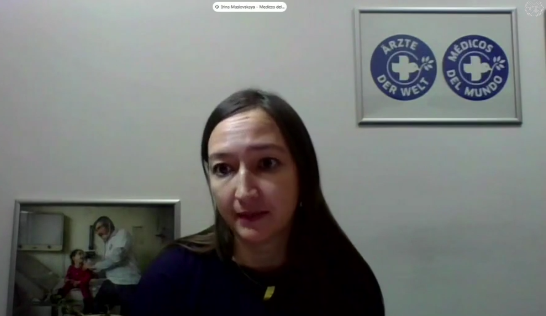 Ärzte der Welt-Mitarbeiterin Irina Maslovskaya
