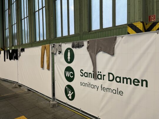 Mit der Moving.Clinic am Flughafen Tempelhof