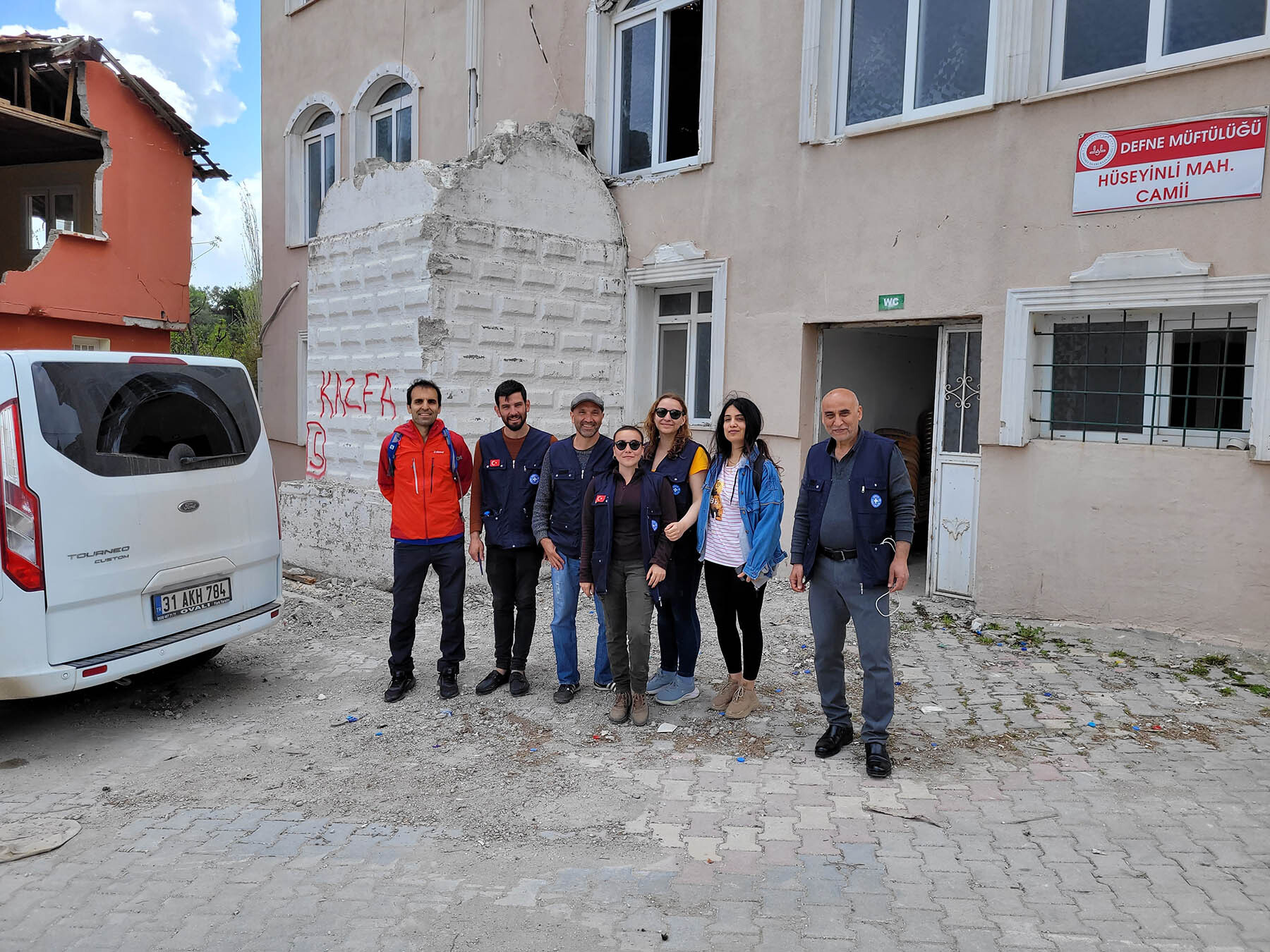 Ärzte der Welt-Team im Dorf Hüseyinli