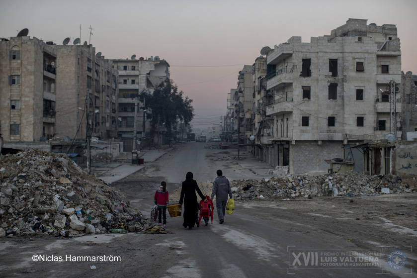 Eingeschlossene Zivilisten in Aleppo