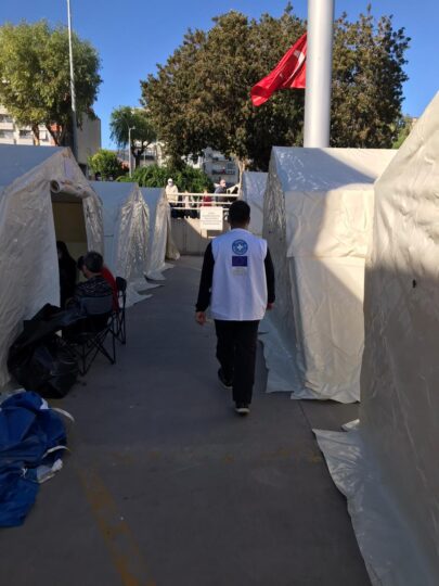 Versorgung im Erdbebengebiet