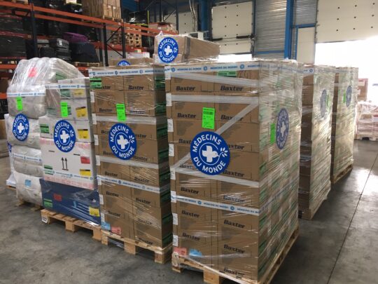 Ärzte der Welt baut Zeltkrankenhaus in Mosambik auf