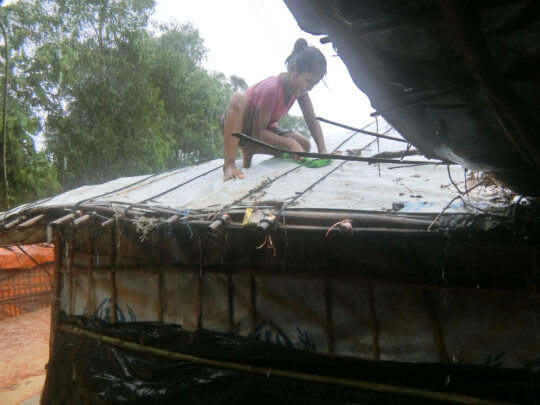 Kampf gegen die Wassermassen