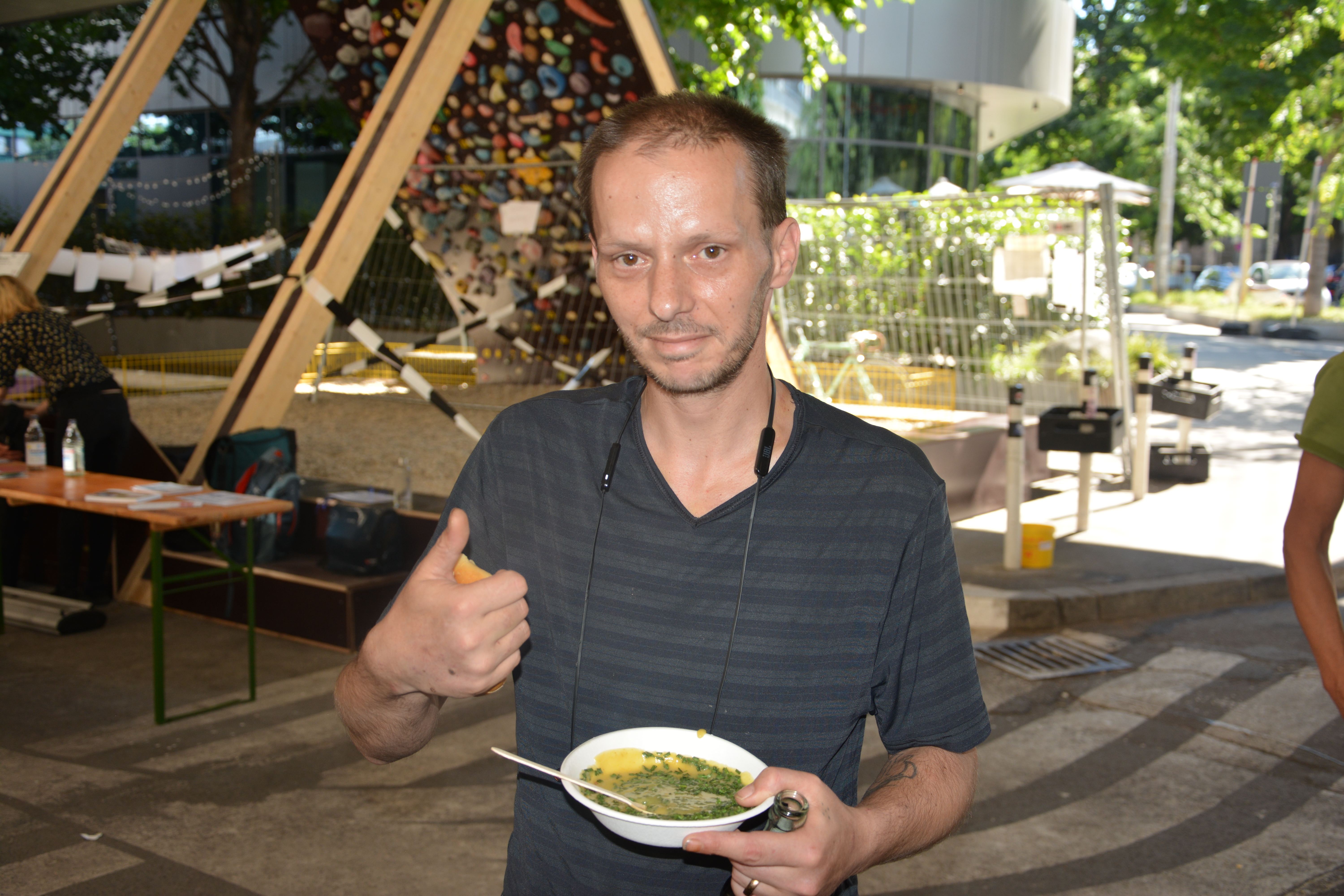 MedMobil-Patient Fusko auf der Jubiläumsfeier
