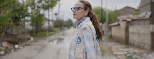 © Ärzte der Welt Eine Mitarbeiterin von Ärzte der Welt in Griechenland. © Ärzte der Welt