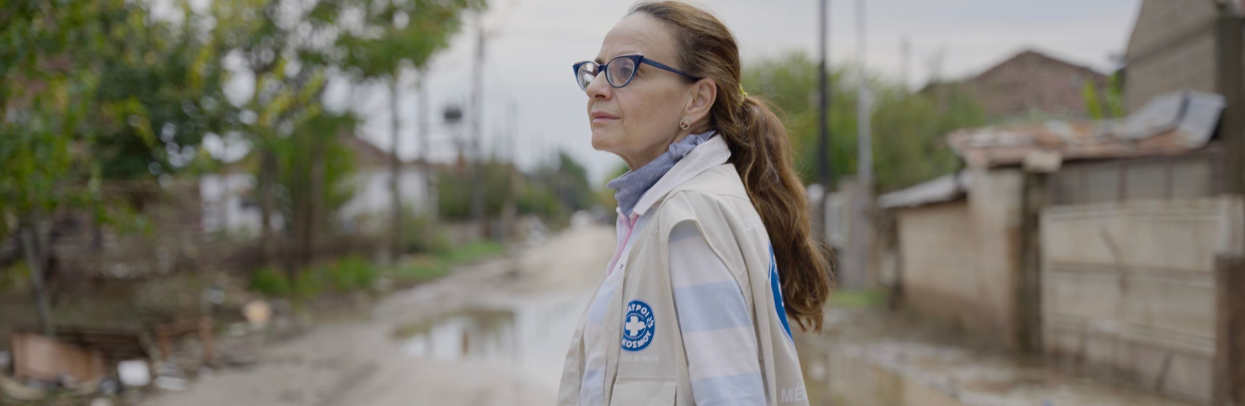 © Ärzte der Welt Eine Mitarbeiterin von Ärzte der Welt in Griechenland. © Ärzte der Welt