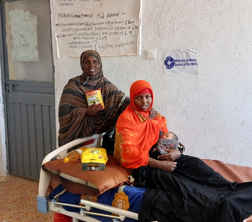 Eine Mutter nach der Geburt in Äthiopien © Ärzte der Welt