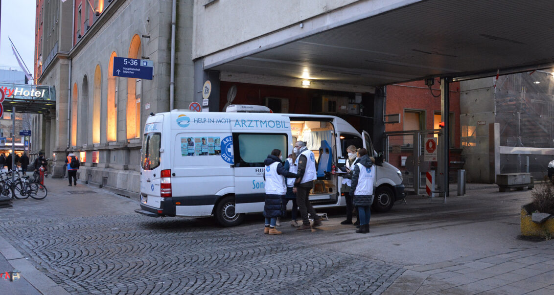 Unterwegs mit dem open.med-Behandlungsbus