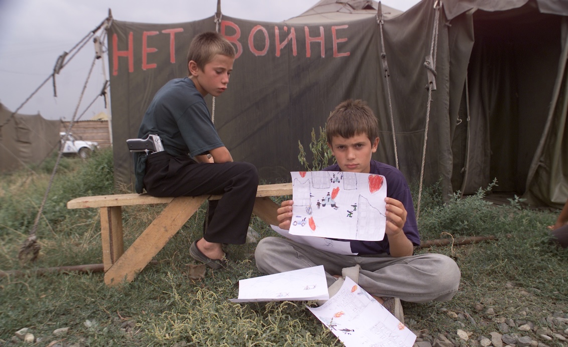 Der gewaltsame Konflikt macht auch vor den Kindern nicht halt. 
