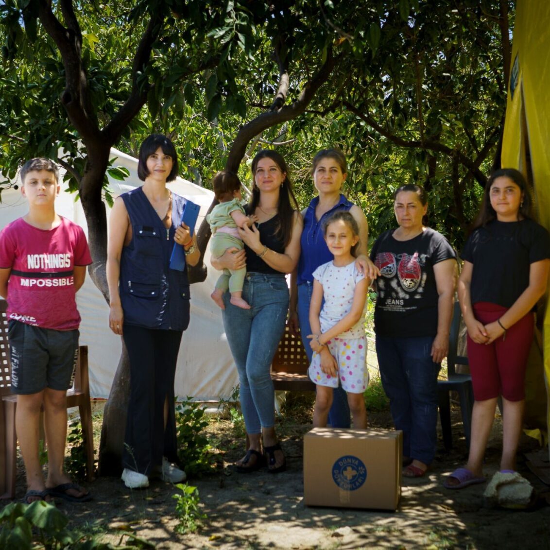 Das Haus von Yesim Kapi und ihrer Familie wurde bei dem Erdbeben Anfang 2023 zerstört. © Huseyin Aldemir