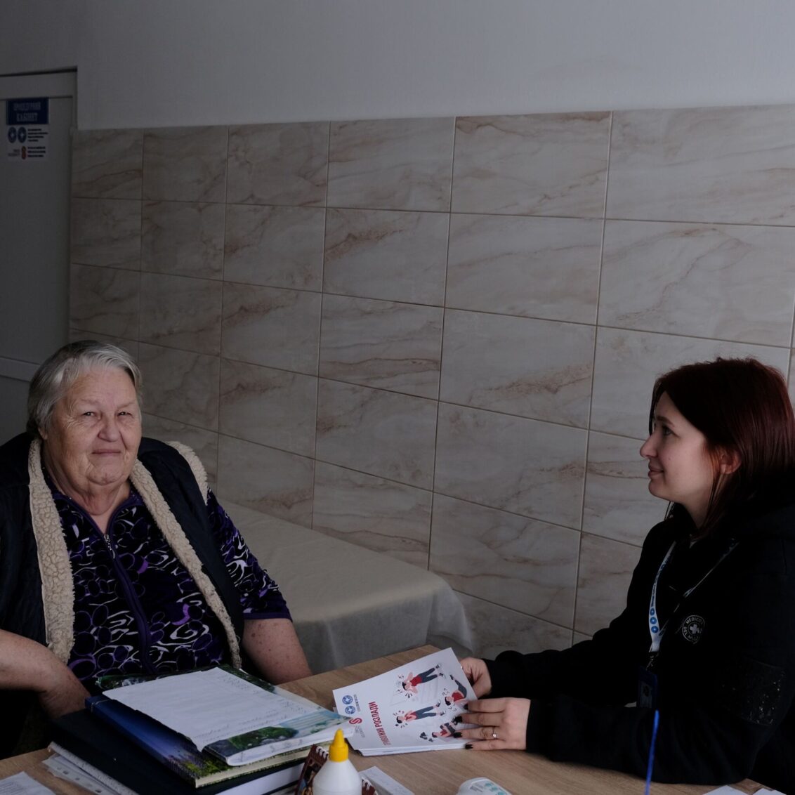 Anastasiia Schwewschenko erzählt von ihren Herausforderungen seit Beginn des Krieges. © Ärzte der Welt
