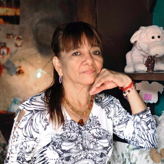 Mexiko: Teresa González schaut nachdenklich in die Kamera. © Nadja Massun