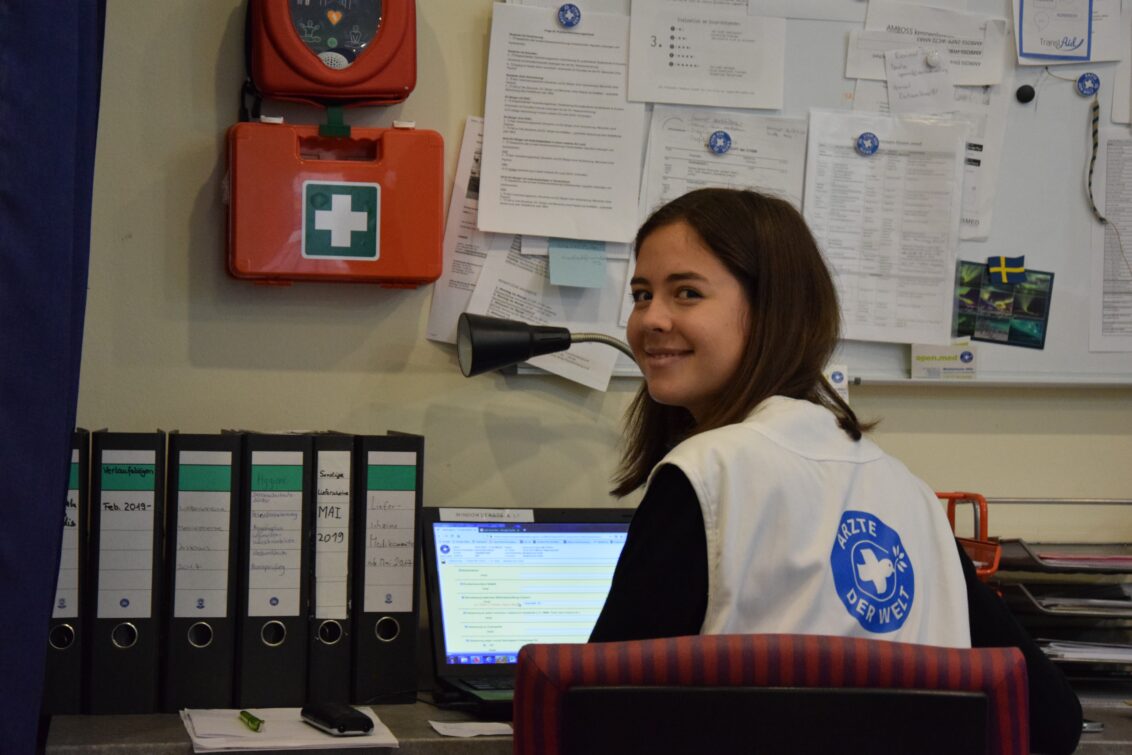 Eine Mitarbeiterin in unserer Praxis open.med München © Ärzte der Welt Eine Mitarbeiterin in unserer Praxis open.med München © Ärzte der Welt