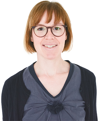 Claire Tilmann vom Spendenservice lächelt in die Kamera. © Simone Schneider