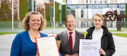 Organisationen appellieren gegen Kürzungen im humanitären Sektor. Foto: Care/Björn-Arne Eisermann