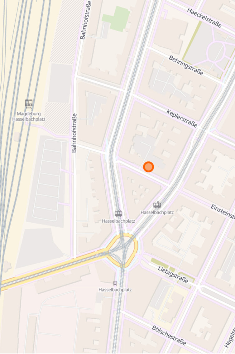 Kartenausschnitt Einsteinstraße