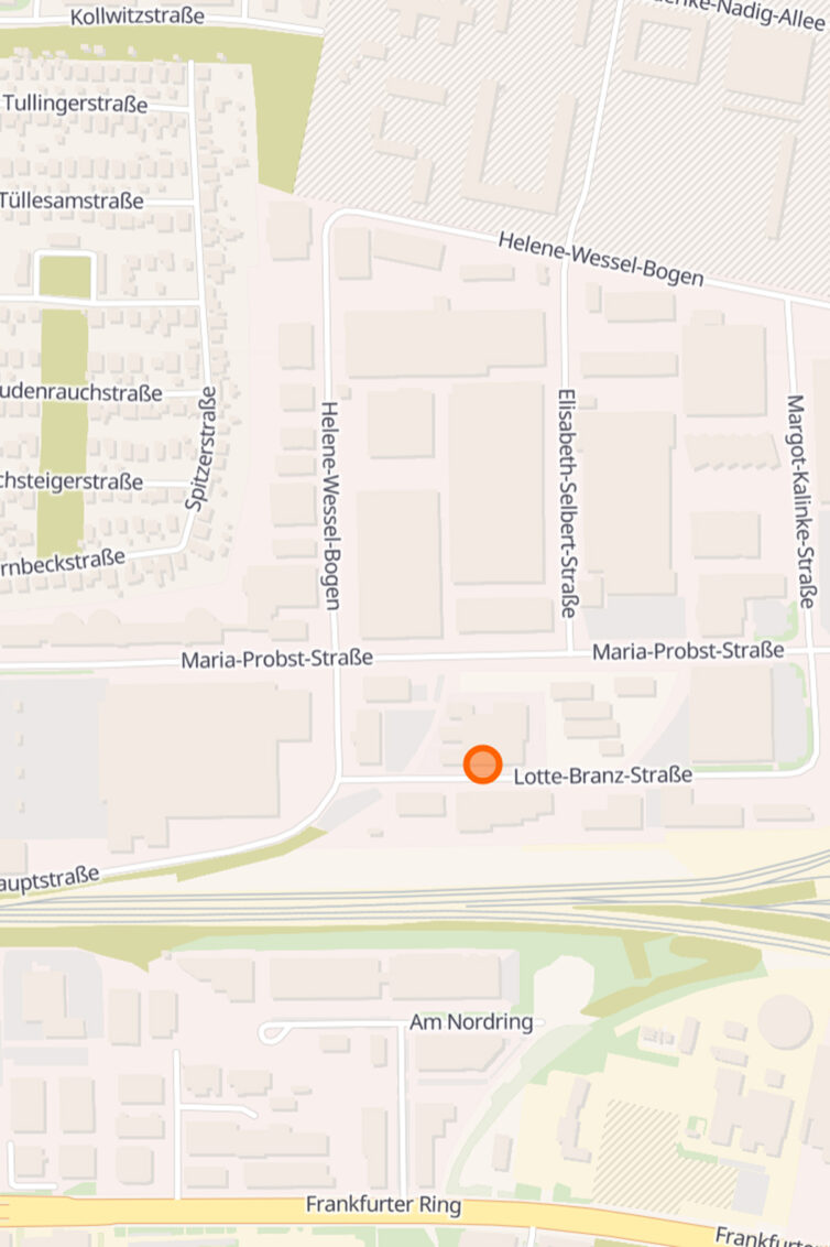 Kartenausschnitt Lotte-Branz-Straße