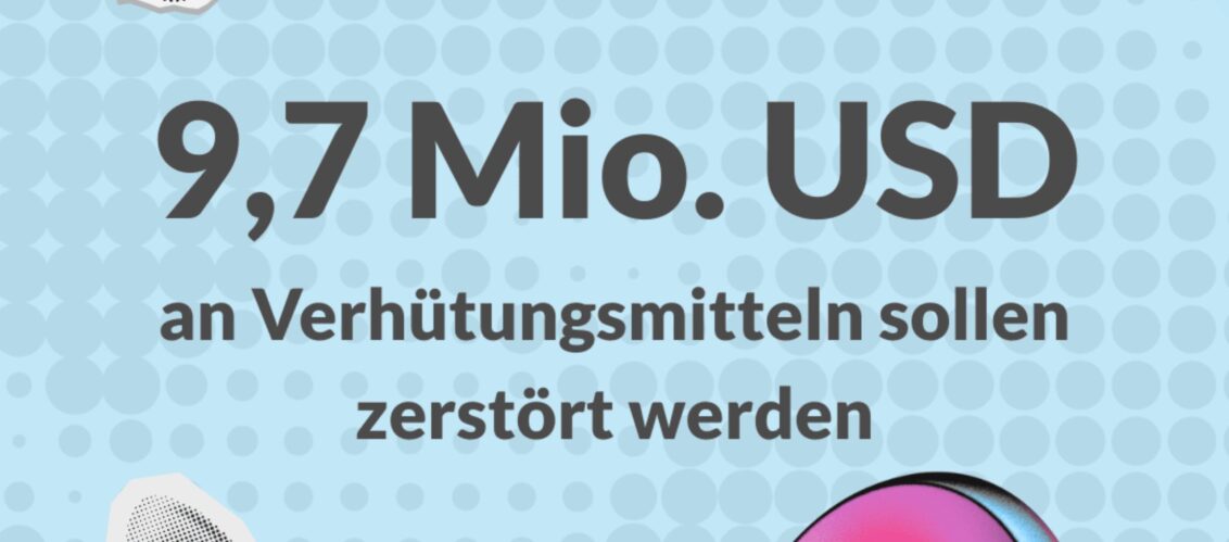 NGOS richten sich an die Regierung gegen die Vernichtung von Verhütungsmitteln. CC: DSW