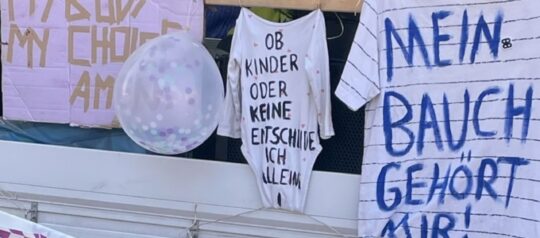 Am feministischen Kampftag wurde für sichere Abtreibungen demonstriert. Foto: Ärzte der Welt